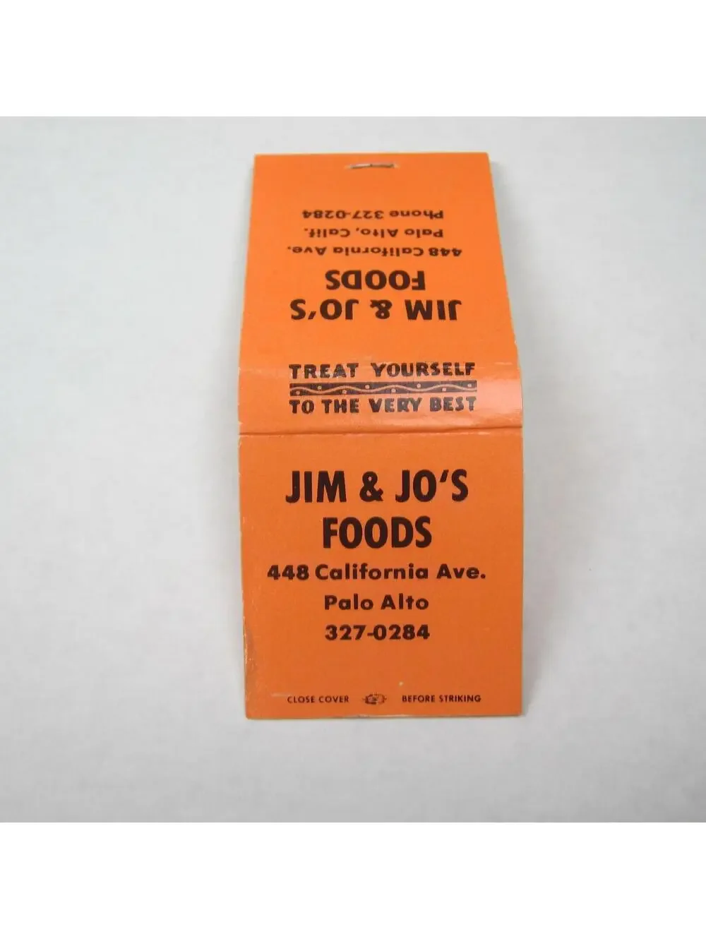 4 Matchbook Covers Consuelo's The Round Table The Broken Egg Jim & Jo's Foods CA